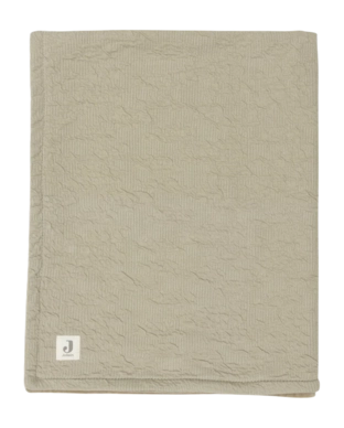 Babydecke Jollein Decke Wiege Soft Waves Olive Green/Velvet