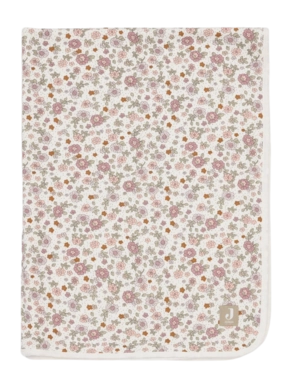Babydecke Jollein Decke Wiege Jersey Retro Flowers