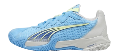 Padel shoe PUMA Men NOVA Elite Luminous Blue Cobalt Glaze Glacial Gray 24