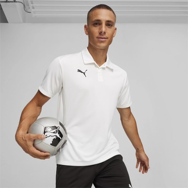 Polo Shirt PUMA Men teamGOAL Polo Shirt Shirt PUMA White PUMA Black Feather Grey Outdoorsupply