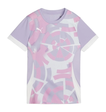 Tennis Shirt PUMA Women IndividualGOAL Graphic Jersey Vivid Violet