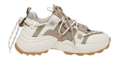Baskets Steve Madden Femme Tazmania Tan Bone
