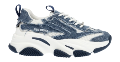 Steve Madden Women Possession-E Blue Denim