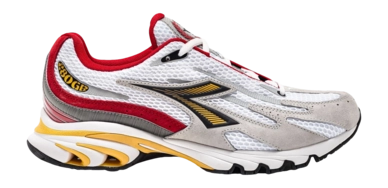 Baskets Diadora Femme Mythos Propulsion 280 Mascotte Super White Carmine Red