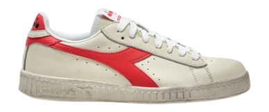 Baskets Diadora Femme Game L Low Fluo Waxed Super White Hot Coral
