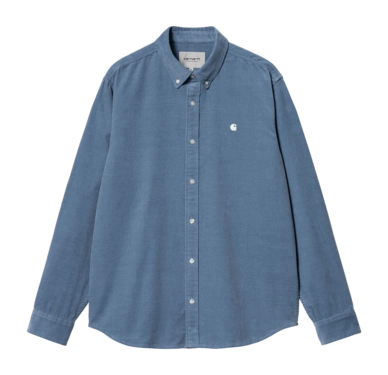 Chemise Carhartt WIP Unisexe L/S Madison Fine Cord Sorrent / Wax