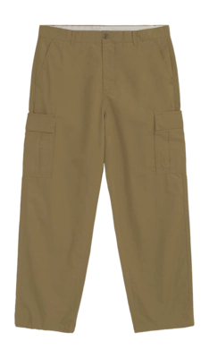 Hose KnowledgeCotton Apparel Fig Loose Cargo Poplin Herren Burned Olive