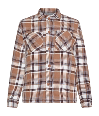 Shirt KnowledgeCotton Apparel Men Checked Brown