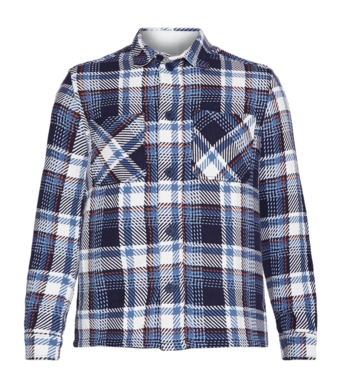 Shirt KnowledgeCotton Apparel Men Checked Blue
