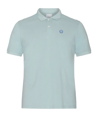 Polo KnowledgeCotton Apparel Men Toke Basic Badge Gray Mist