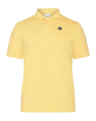Polo KnowledgeCotton Apparel Men Toke Basic Badge Misted Yellow