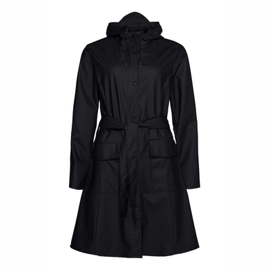 Regenjas RAINS Female Curve Jacket Black