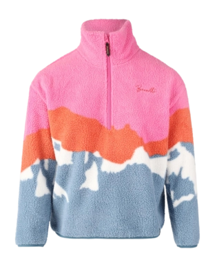Pull de Ski Brunotti Fille Chiny-PP Fleece Steel Blue