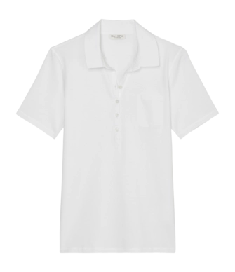 Poloshirt Marc O'Polo 403205553037 Damen White