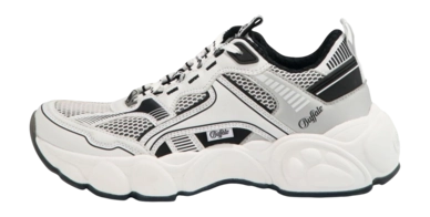 Baskets Buffalo Women CLD Run Jog Black White Vegan Nappa
