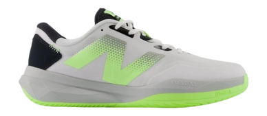 Chaussures de padel New Balance Homme Fuelcell 796V4 Padel White Bleached Lime Glo Black