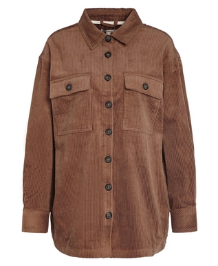 Chemise Barbour Femme Oakfield Overshirt Taupe