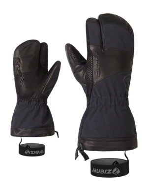 Want Ziener Men Gorius AW Lobster Glove Ski Alpine Black