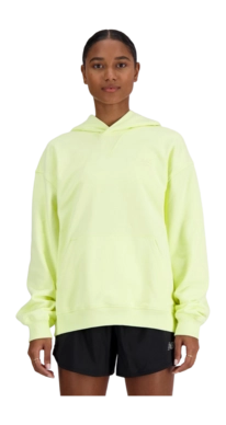 Pull à Capuche New Balance Femme Athletics French Terry Hoodie Limelight