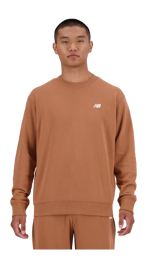 Trui New Balance Men Sport Essentials French Terry Crew Walnut
