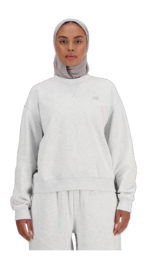 Trui New Balance Women Athletics French Terry Crew Ash Heather
