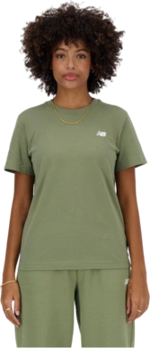 T-Shirt New Balance Women Sport Essentials Jersey T-Shirt Dark Olive 24