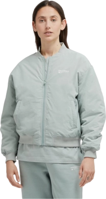 Veste New Balance Femme Linear Heritage Woven Bomber Jacket Juniper