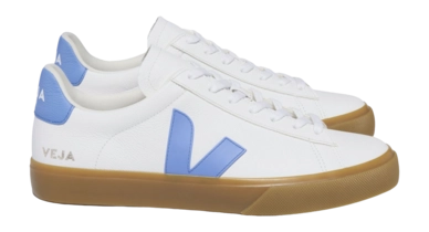 Veja Women Campo Chromefree Leather Extra-White Aqua