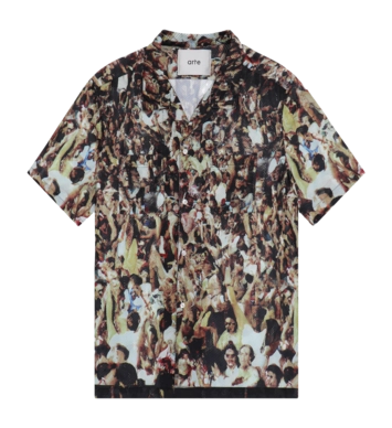Chemise Arte Antwerp Homme Scottie Mesh Allover Print