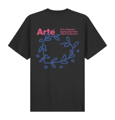T-Shirt Arte Antwerp Homme Teo Back Heart Black