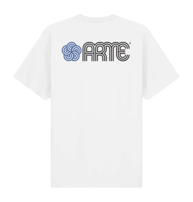 T-Shirt Arte Antwerp Teo Circle Flower Herren White