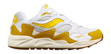 Baskets Saucony Unisexe Grid Shadow 2 White/Yellow