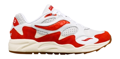 Baskets Saucony Unisexe Grid Shadow 2 White/Red