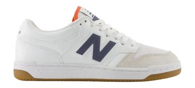 New Balance Unisex BB480LFD White Dark Arctic Grey Gulf Red