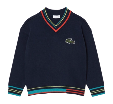 Trui Lacoste Kids AJ1201 Navy Blue Multico