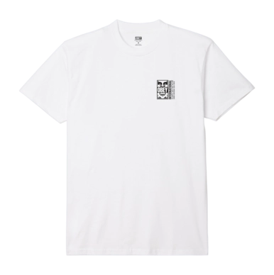 T-Shirt Obey Icon Split Herren White