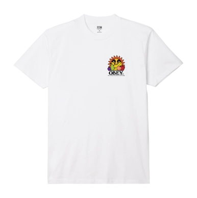 T-Shirt Obey Homme The Future is the Fruits White