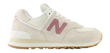 New Balance Women WL574QC2 Linen/Rosewood