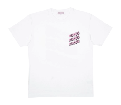 T-Shirt Bisous Men Sonics SS White