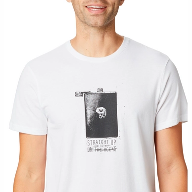 T-Shirt Mountain Hardwear Men Straight Up SS White