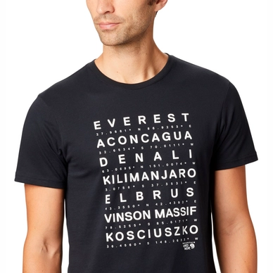 T-Shirt Mountain Hardwear Homme Seven Summits SS Black