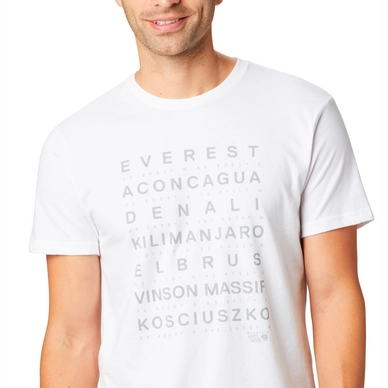 T-Shirt Mountain Hardwear Men Seven Summits White