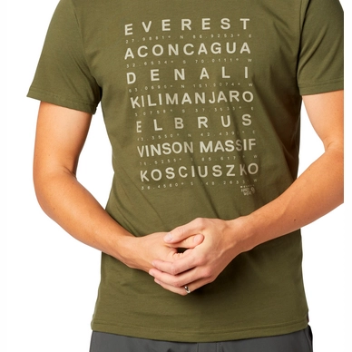 T-Shirt Mountain Hardwear Men Seven Summits SS Dark Army