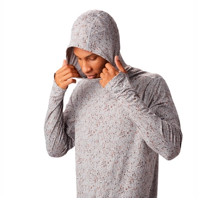 Trui Mountain Hardwear Men Crater Lake LS Hoody Steam Print