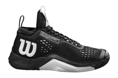 Tennis Shoe Wilson Men Rush Pro Tour Mid Black White Black