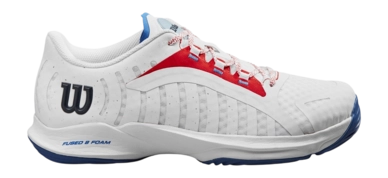 Padelschuhe Wilson Hurakn Pro W Damen White Wilson Red Deja Vu Blue