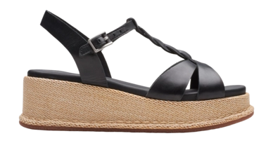 Sandaletten Clarks Kimmei Twist Damen Black Leather