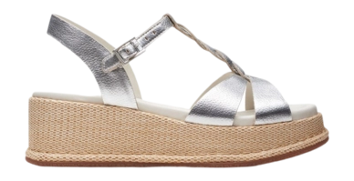 Sandalettes Clarks Women Kimmei Twist Silver Leather