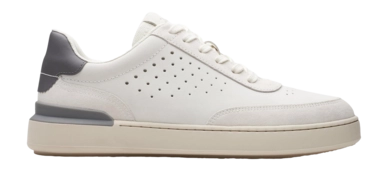 Sneaker Clarks Men Courtlite Run White Nubuck