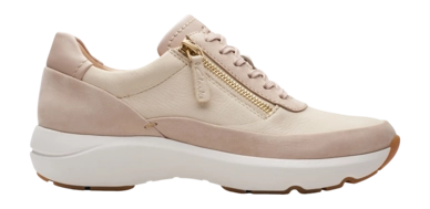 Sneaker Clarks Women Tivoli Zip Sand Combi